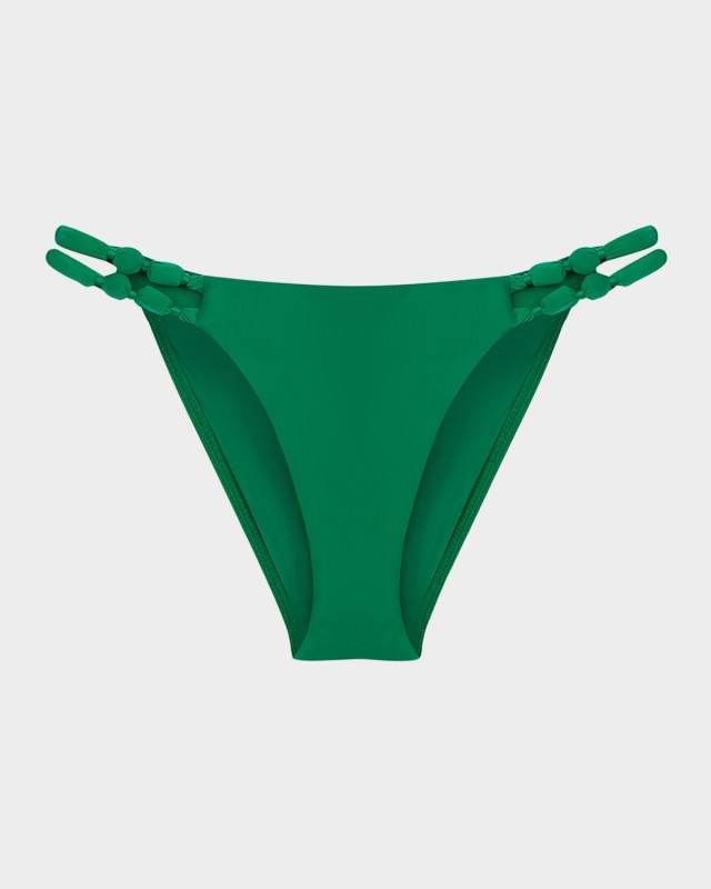Solid Atena Double Detail Full Bikini Bottoms